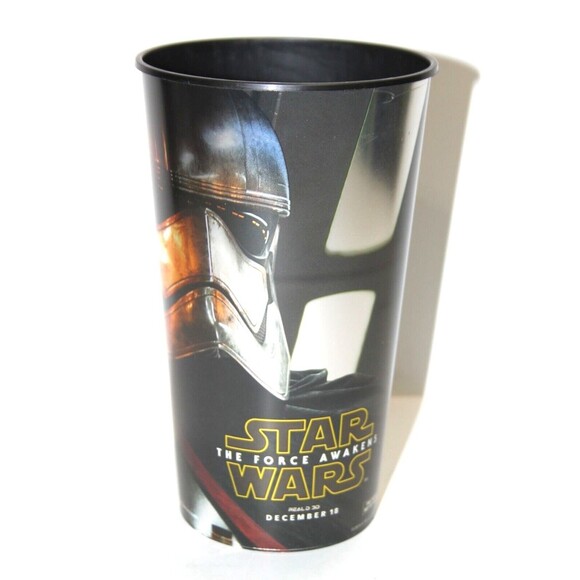 Star Wars The Force Awakens Cinemark Cinemas 2015 Movie Theater 44oz Cup - Picture 1 of 8